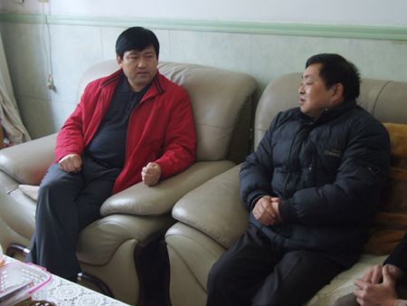 市教育局领导慰问李丛鉴老师
