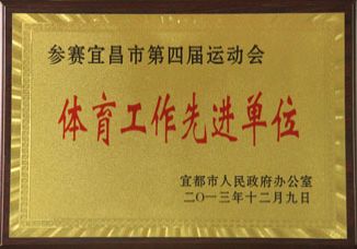 我校喜获“体育工作先进单位”荣誉称号